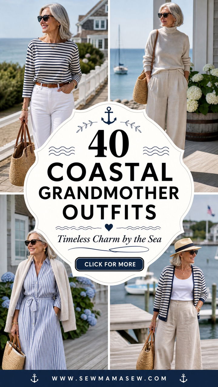 40 Coastal Grandmother Outfits for Timeless Charm - 40 Coastal Grandmother Outfits for Timeless Charm