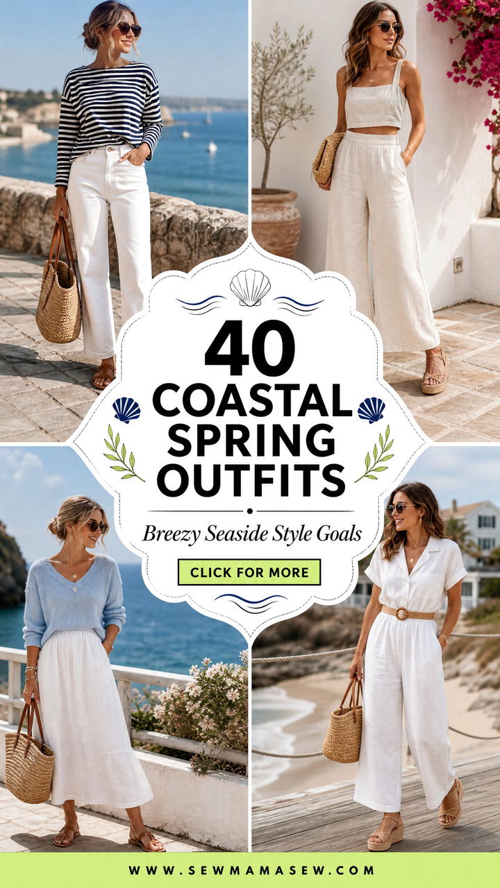 40 Coastal Spring Outfits for Breezy Seaside Style - 40 Coastal Spring Outfits for Breezy Seaside Style