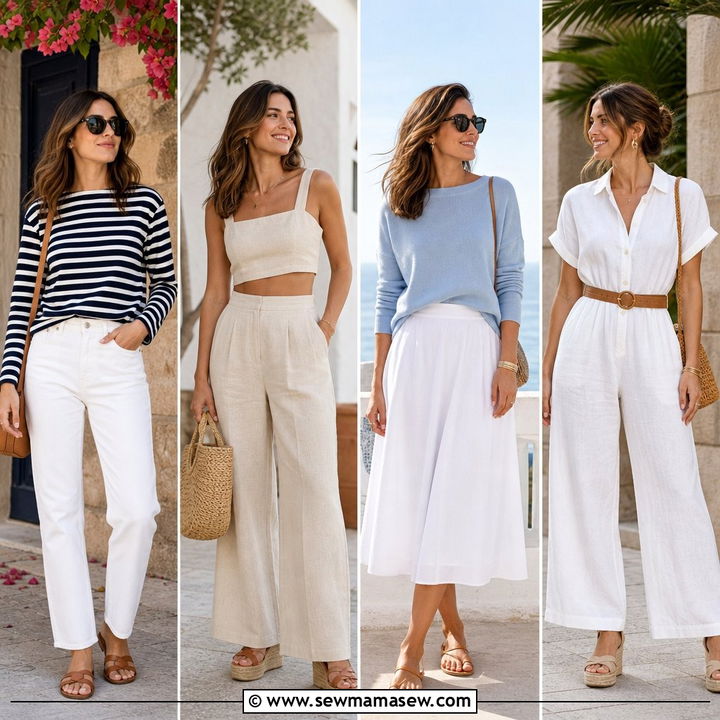 40 Coastal Spring Outfits for Breezy Seaside Style