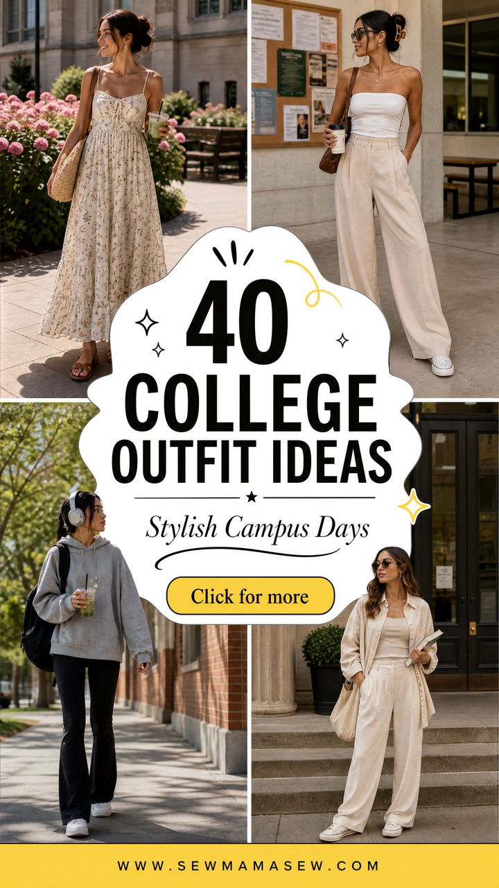 40 College Outfit Ideas for Stylish Campus Days - 40 College Outfit Ideas for Stylish Campus Days