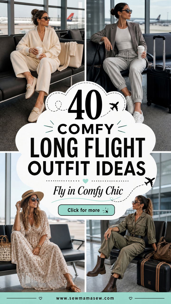 40 Comfy Long Flight Outfit Ideas for Easy Travel - 40 Comfy Long Flight Outfit Ideas for Easy Travel