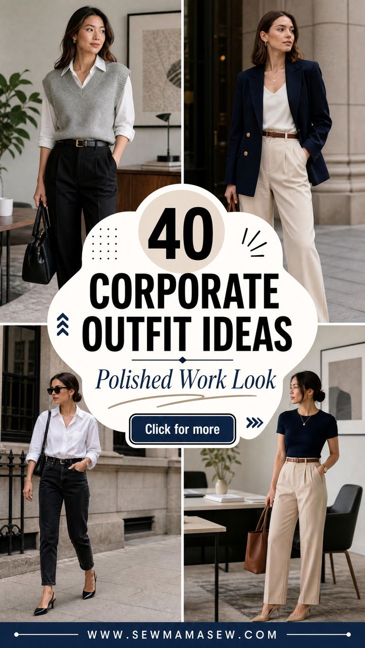 40 Corporate Outfit Ideas for a Polished Work Look - 40 Corporate Outfit Ideas for a Polished Work Look