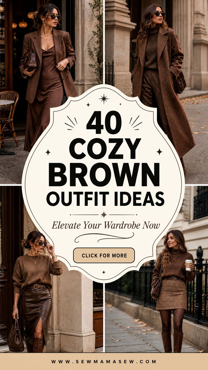 40 Cozy Brown Outfit Ideas to Elevate Your Wardrobe - 40 Cozy Brown Outfit Ideas to Elevate Your Wardrobe