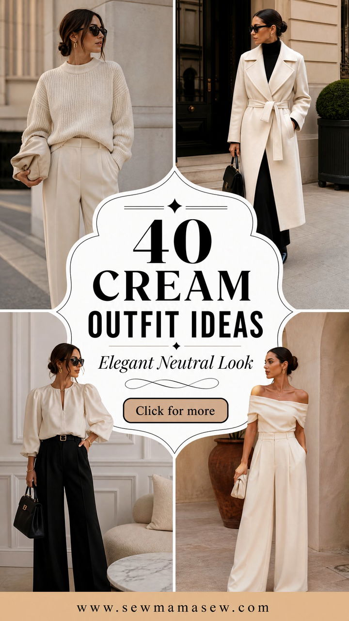 40 Cream Outfit Ideas for an Elegant Neutral Look - 40 Cream Outfit Ideas for an Elegant Neutral Look