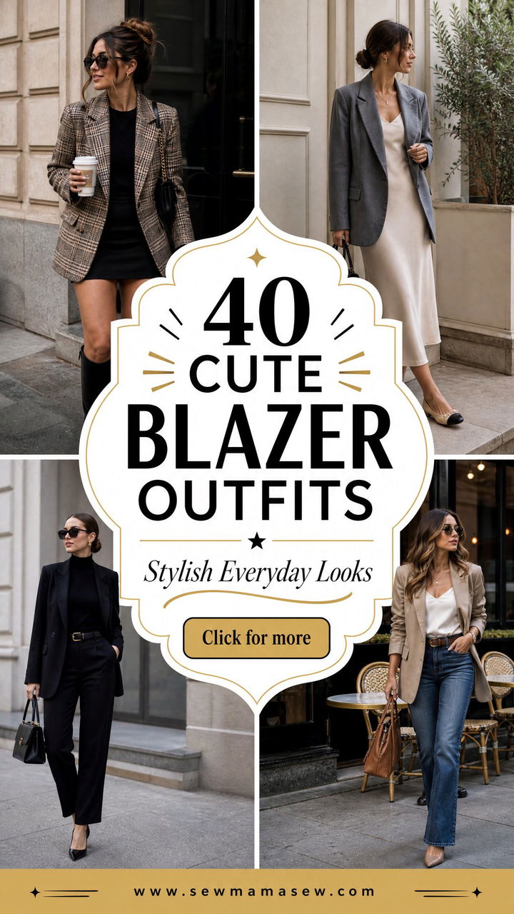 40 Cute Blazer Outfits for Stylish Everyday Looks - 40 Cute Blazer Outfits for Stylish Everyday Looks