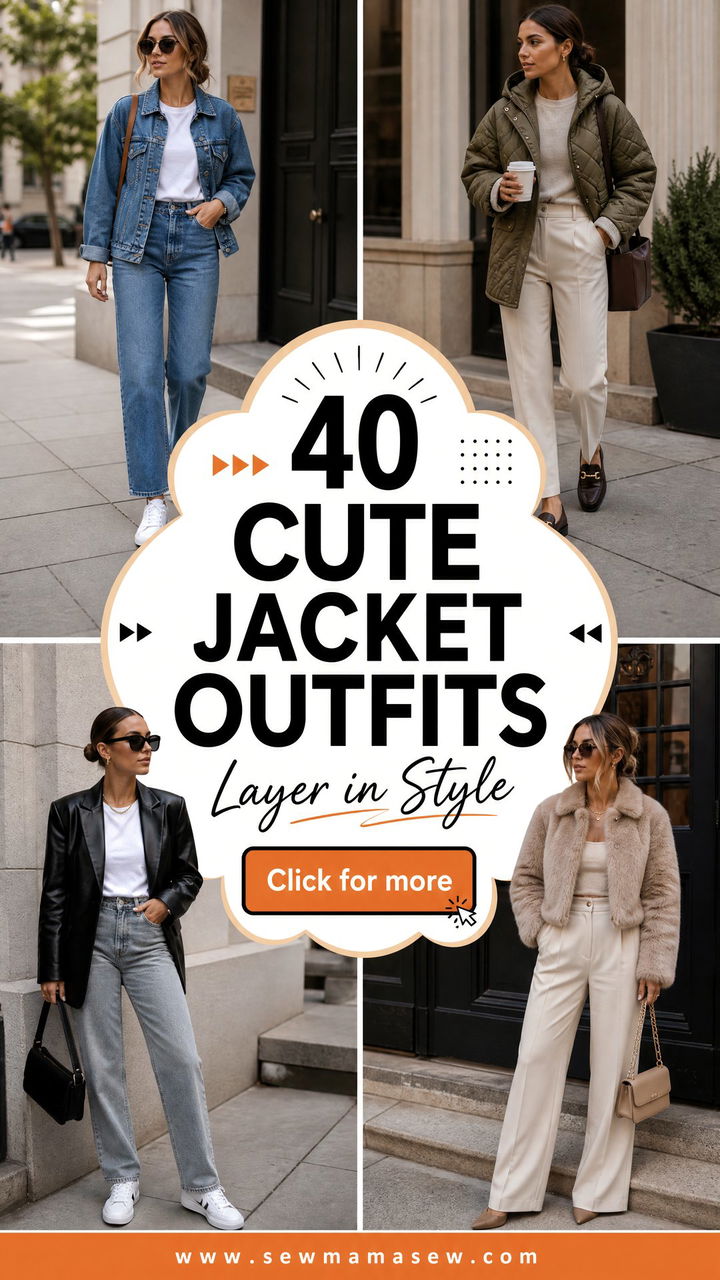 40 Cute Jacket Outfits to Layer in Style - 40 Cute Jacket Outfits to Layer in Style