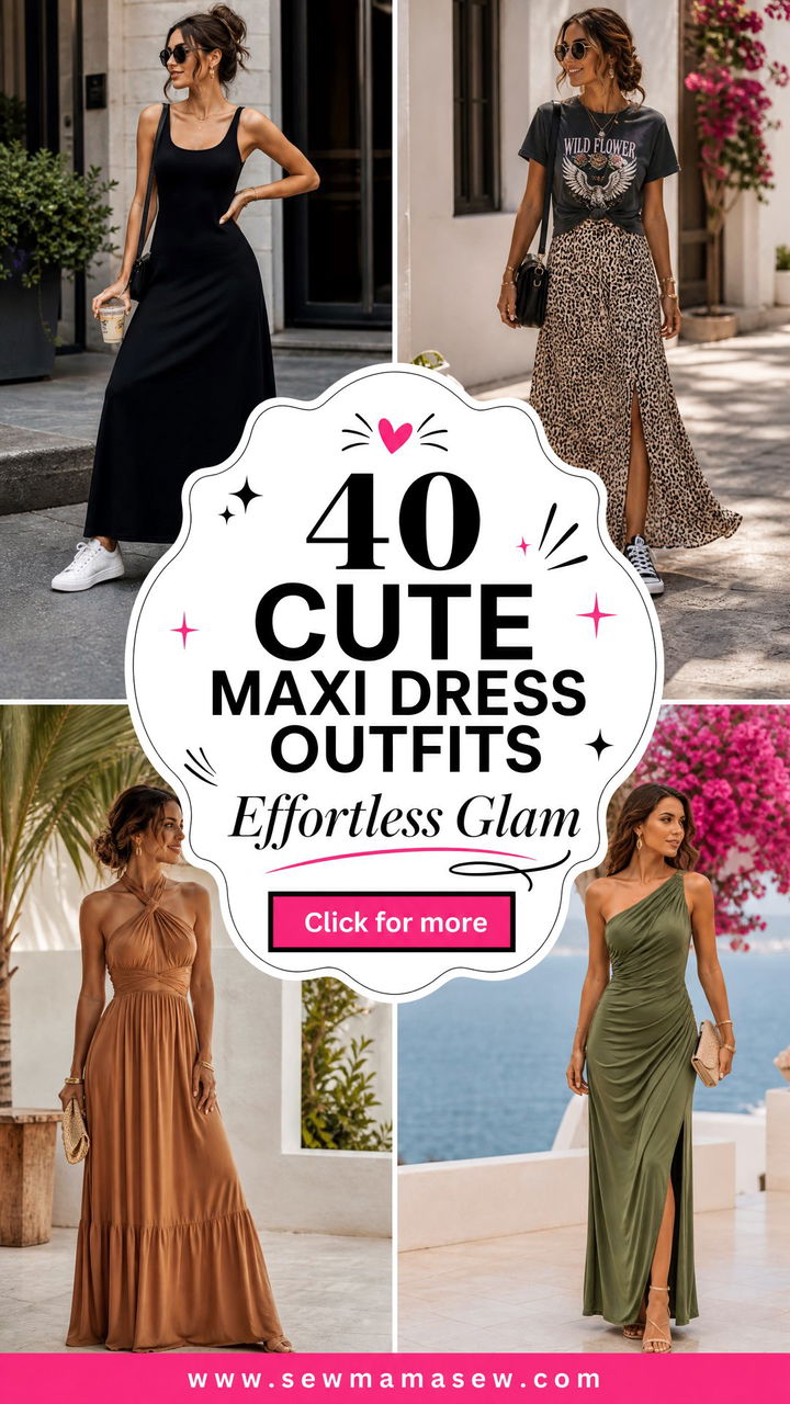 40 Cute Maxi Dress Outfits for Effortless Glam - 40 Cute Maxi Dress Outfits for Effortless Glam