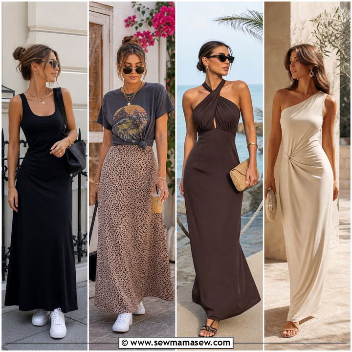 40 Cute Maxi Dress Outfits for Effortless Glam