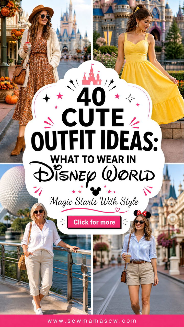 40 Cute Outfit Ideas What to Wear in Disney World - 40 Cute Outfit Ideas: What to Wear in Disney World