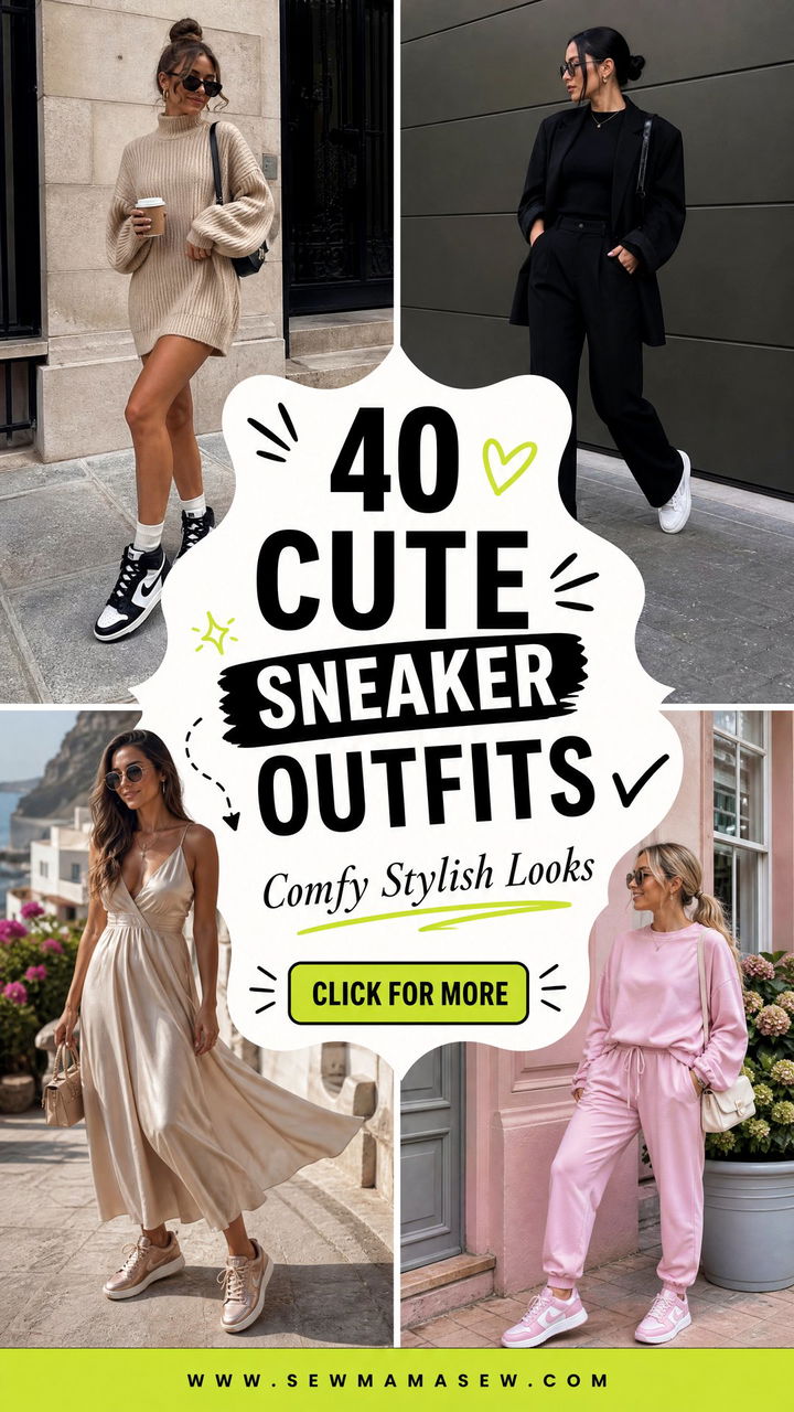40 Cute Sneaker Outfits for Comfy Stylish Looks - 40 Cute Sneaker Outfits for Comfy Stylish Looks