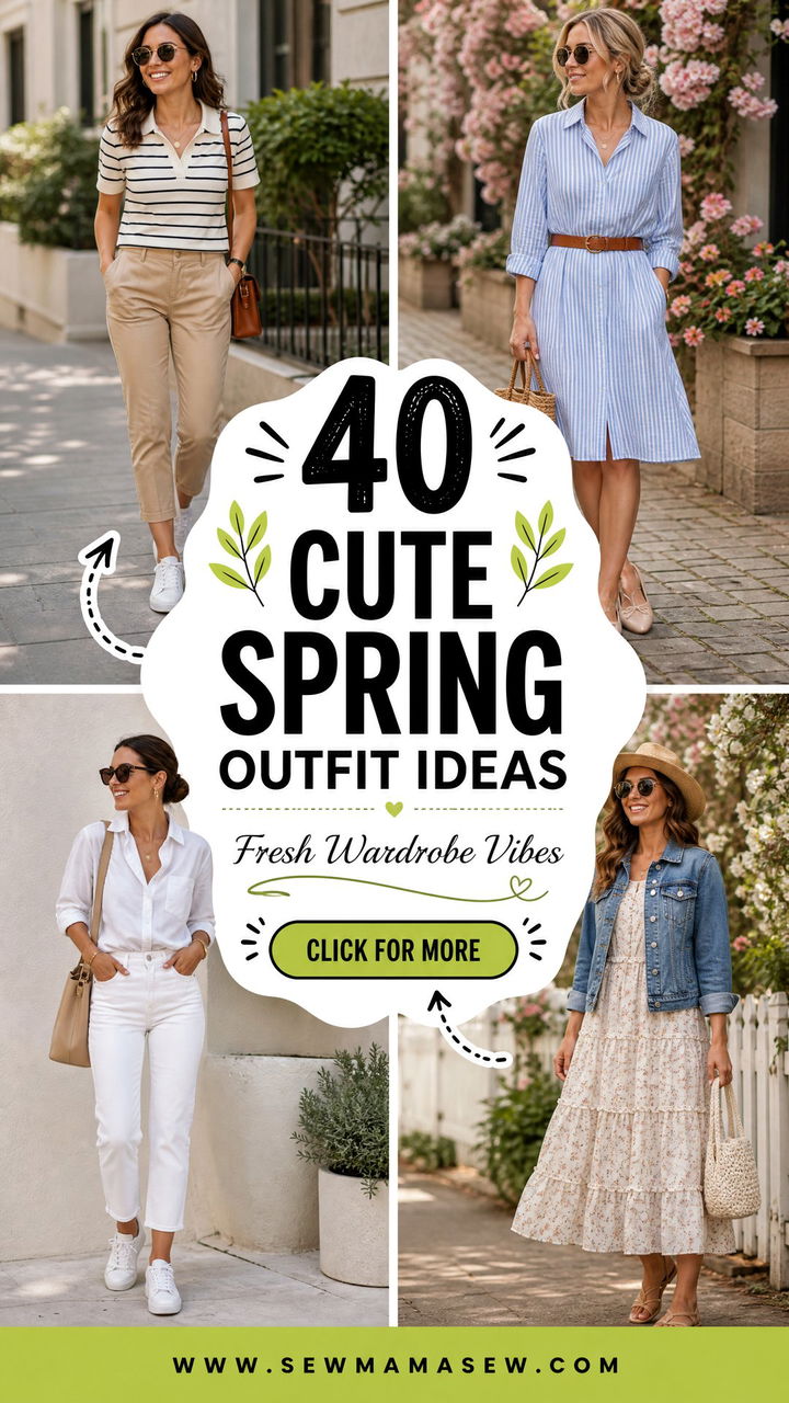 40 Cute Spring Outfit Ideas for a Fresh Wardrobe - 40 Cute Spring Outfit Ideas for a Fresh Wardrobe