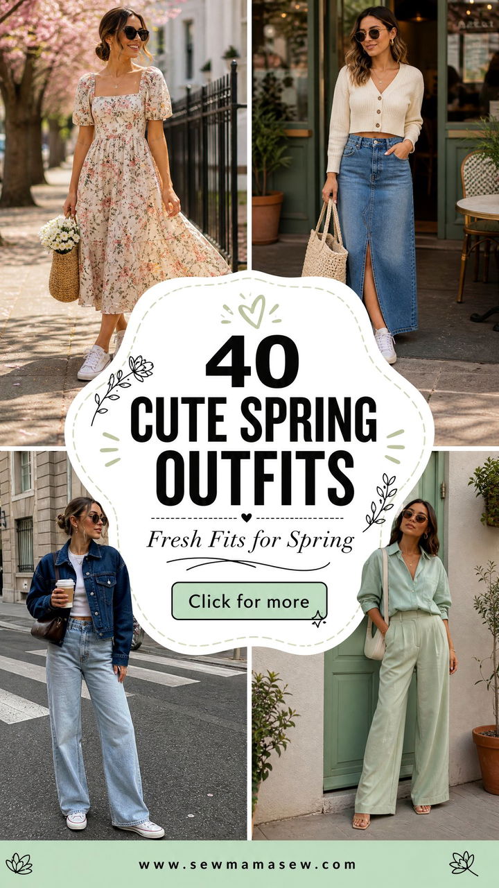 40 Cute Spring Outfits for Effortless Seasonal Style - 40 Cute Spring Outfits for Effortless Seasonal Style