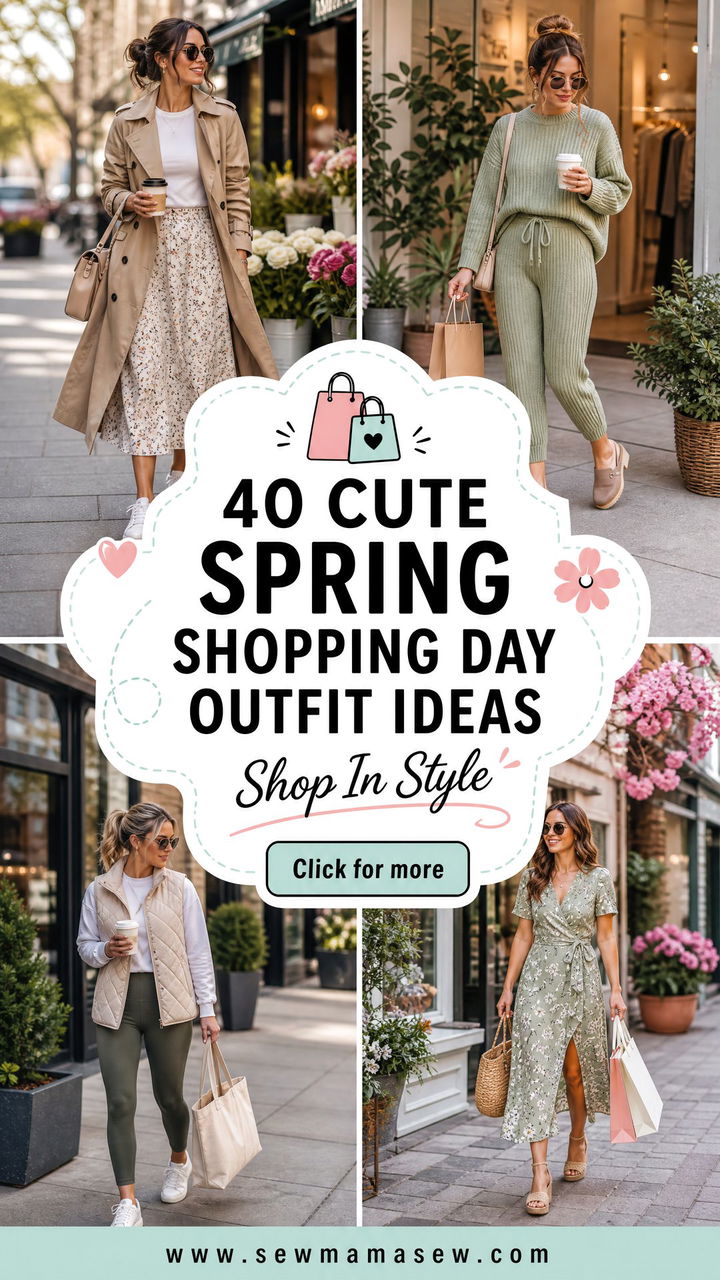 40 Cute Spring Shopping Day Outfit Ideas to Try - 40 Cute Spring Shopping Day Outfit Ideas to Try