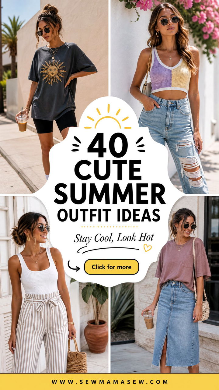 40 Cute Summer Outfit Ideas to Try This Season - 40 Cute Summer Outfit Ideas to Try This Season