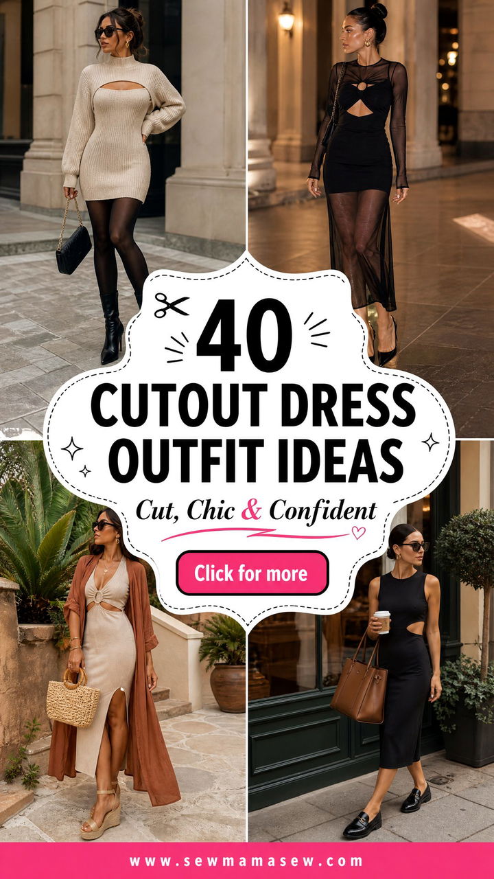 40 Cutout Dress Outfit Ideas for a Bold Chic Look - 40 Cutout Dress Outfit Ideas for a Bold, Chic Look