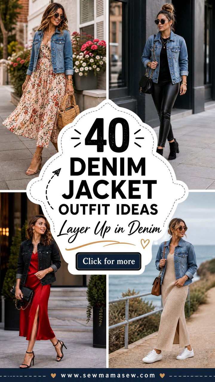 40 Denim Jacket Outfit Ideas for Every Season - 40 Denim Jacket Outfit Ideas for Every Season