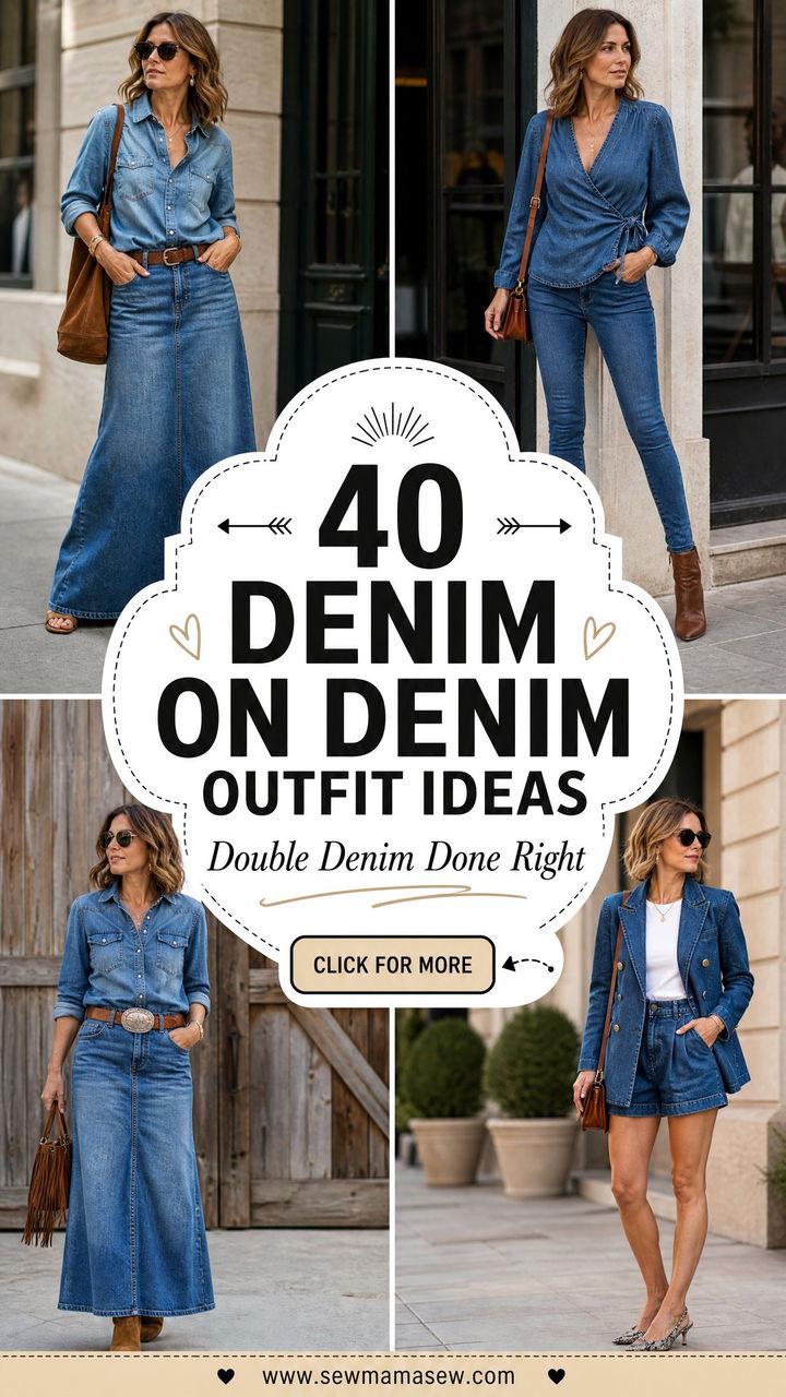 40 Denim on Denim Outfit Ideas for a Bold Chic Look - 40 Denim on Denim Outfit Ideas for a Bold, Chic Look