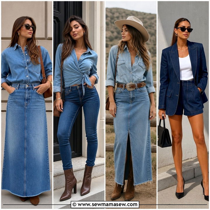 40 Denim on Denim Outfit Ideas for a Bold, Chic Look