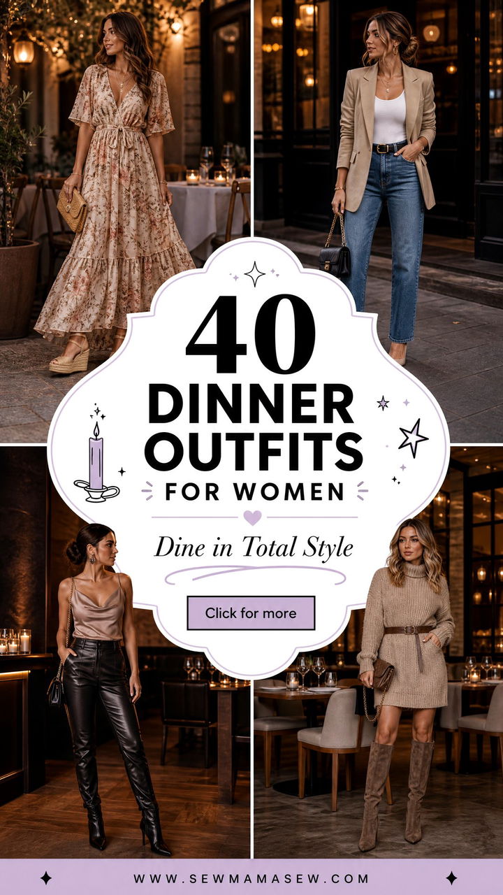 40 Dinner Outfits for Women Chic Evening Style Ideas - 40 Dinner Outfits for Women: Chic Evening Style Ideas