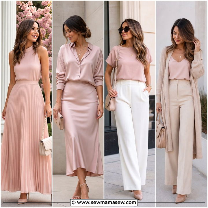 40 Dreamy All Blush Outfit Ideas for a Soft, Chic Look