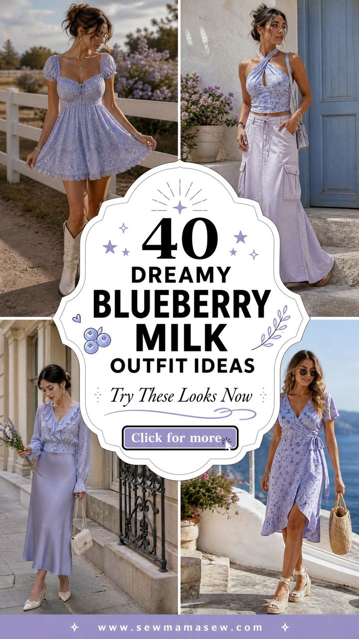 40 Dreamy Blueberry Milk Outfit Ideas to Try Now - 40 Dreamy Blueberry Milk Outfit Ideas to Try Now