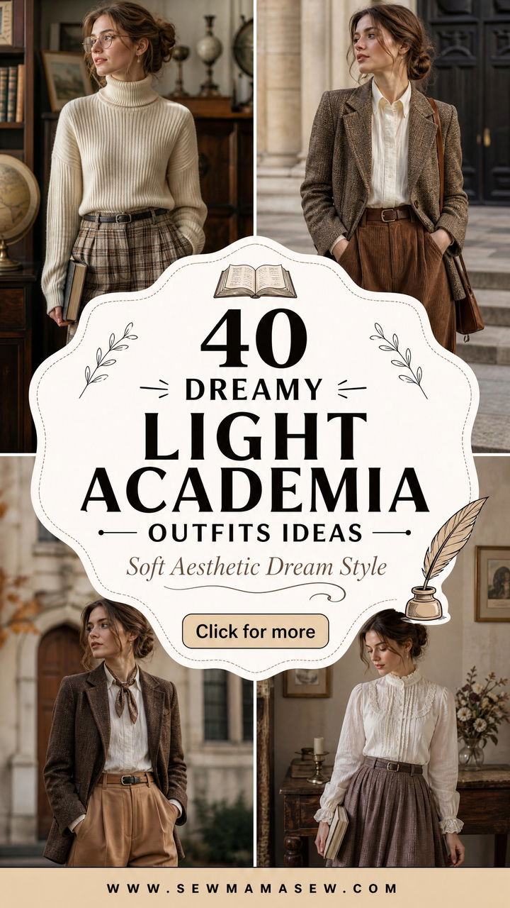 40 Dreamy Light Academia Outfits Ideas to Inspire You - 40 Dreamy Light Academia Outfits Ideas to Inspire You