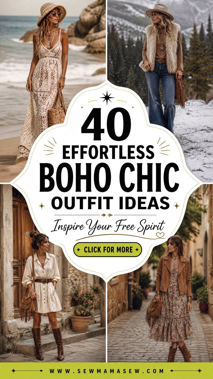 40 Effortless Boho Chic Outfit Ideas to Inspire You - 40 Effortless Boho Chic Outfit Ideas to Inspire You