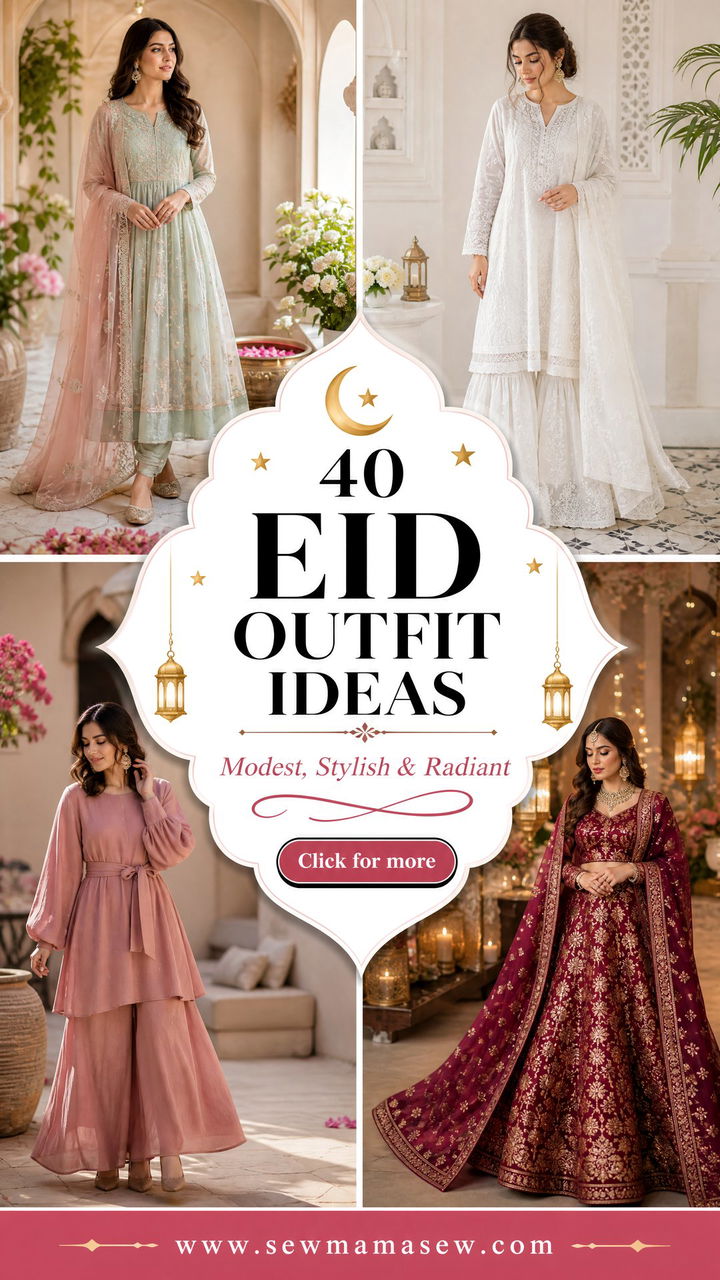 40 Eid Outfit Ideas for Women Stylish and Modest Looks - 40 Eid Outfit Ideas for Women: Stylish & Modest Looks