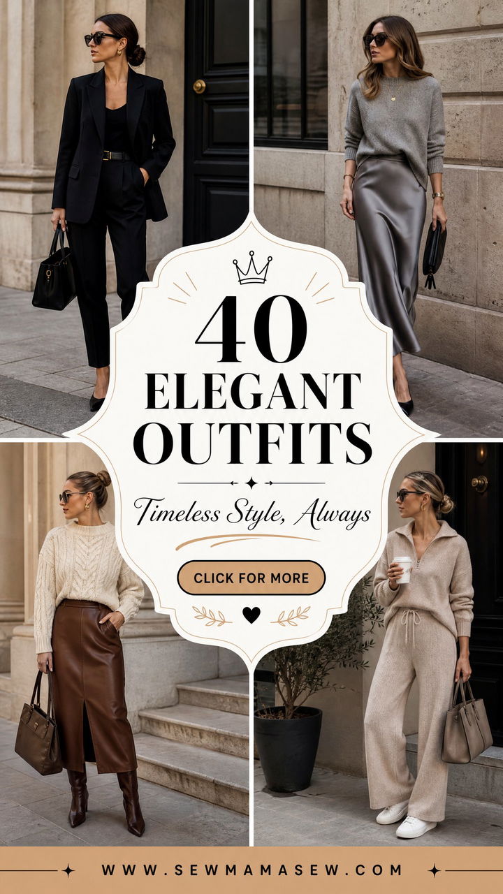 40 Elegant Outfits for a Timeless and Chic Wardrobe - 40 Elegant Outfits for a Timeless and Chic Wardrobe