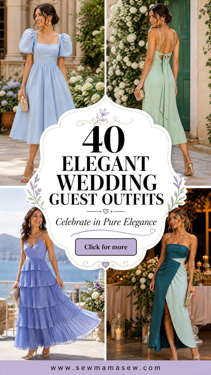 40 Elegant Wedding Guest Outfits for Every Celebration - 40 Elegant Wedding Guest Outfits for Every Celebration