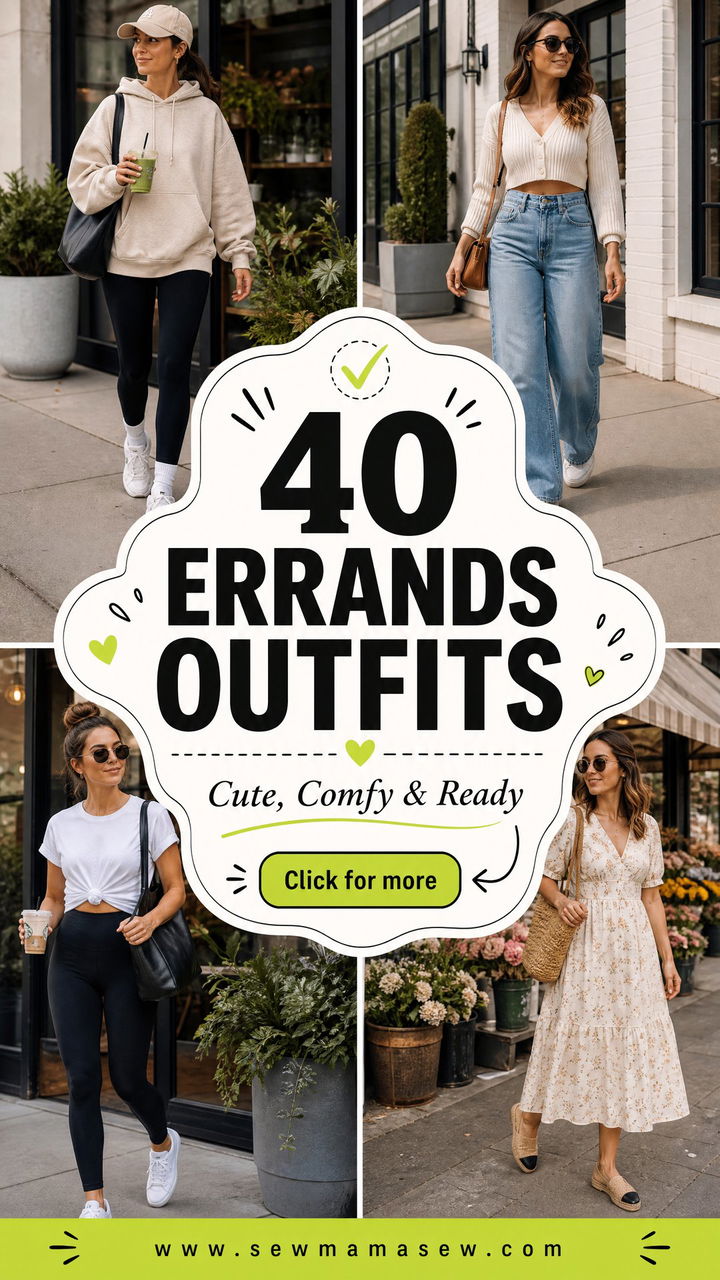 40 Errands Outfits Cute and Comfy Looks for Busy Days - 40 Errands Outfits: Cute & Comfy Looks for Busy Days