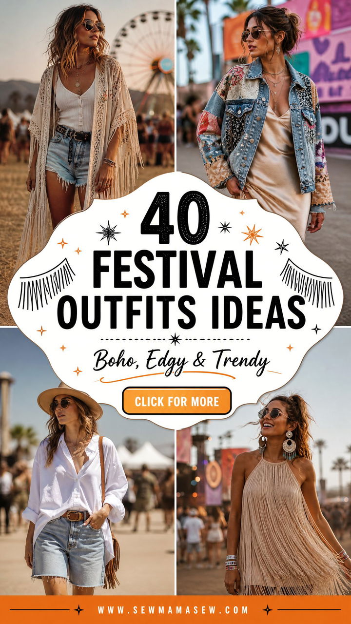 40 Festival Outfits Ideas Boho Edgy and Trendy Looks - 40 Festival Outfits Ideas: Boho, Edgy & Trendy Looks