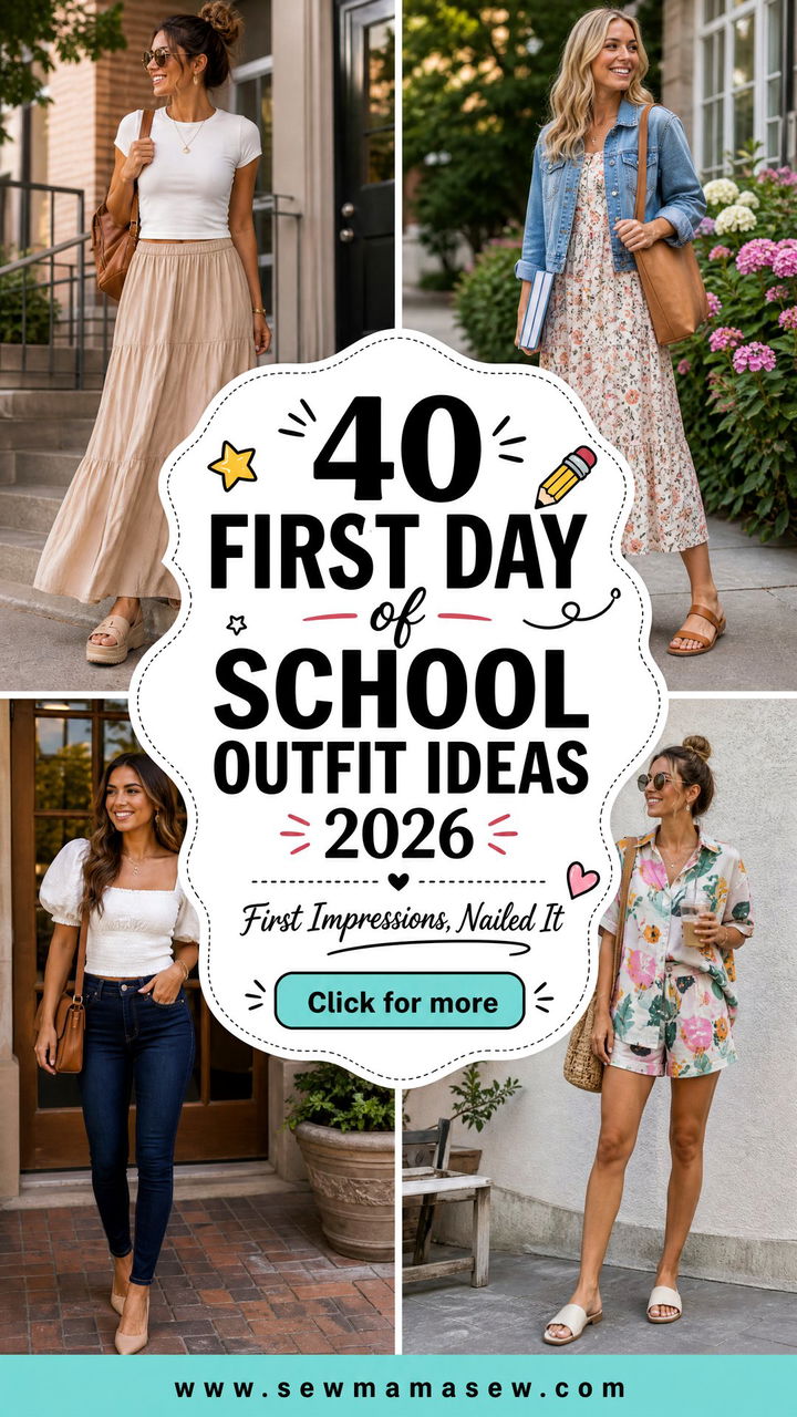 40 First Day of School Outfit Ideas 2026 to Try - 40 First Day of School Outfit Ideas 2026 to Try