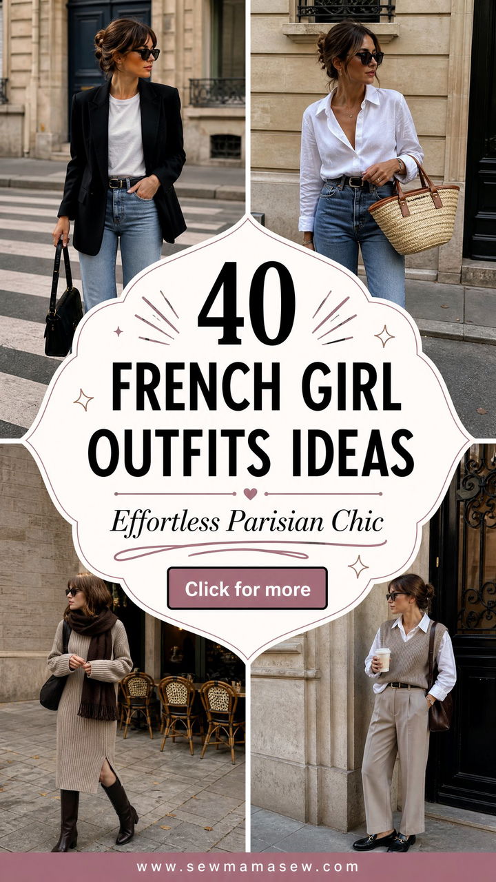 40 French Girl Outfits Ideas for Effortless Parisian Chic - 40 French Girl Outfits Ideas for Effortless Parisian Chic