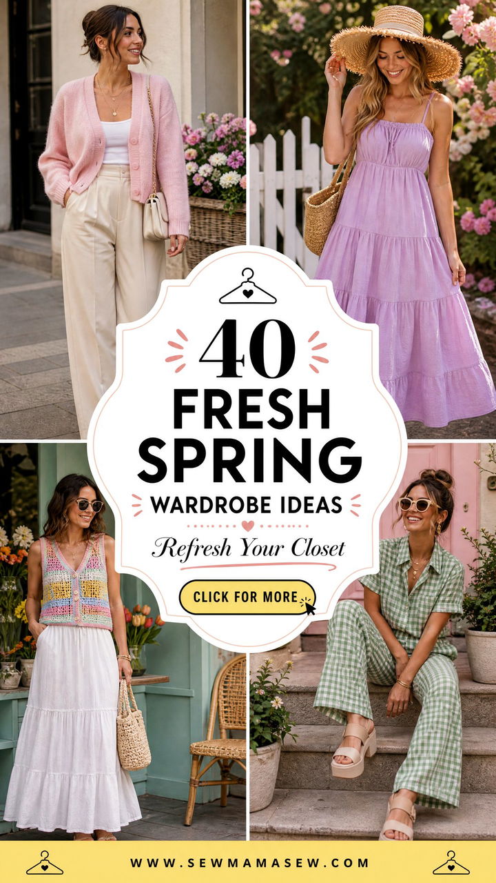 40 Fresh Spring Wardrobe Ideas to Refresh Your Style - 40 Fresh Spring Wardrobe Ideas to Refresh Your Style