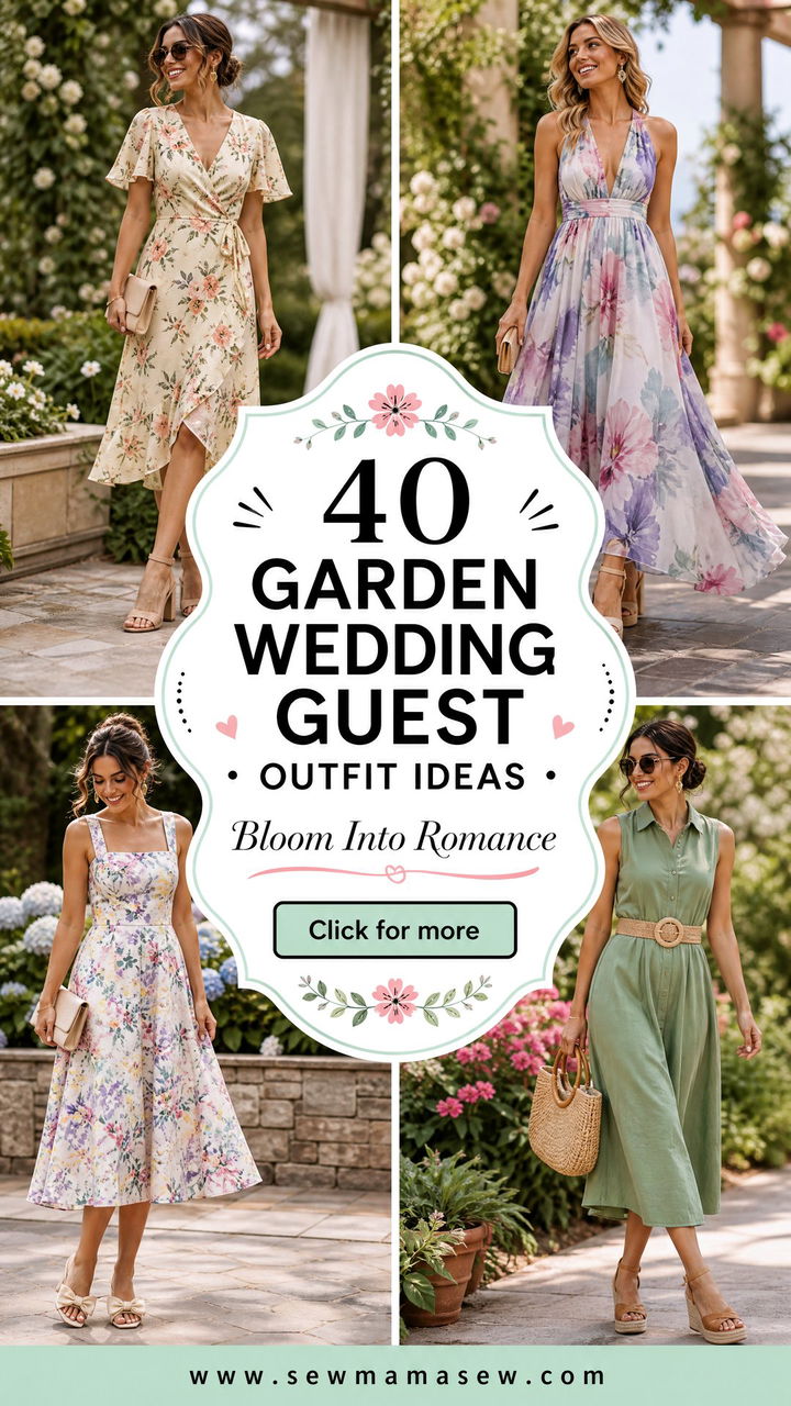 40 Garden Wedding Guest Outfit Ideas for Romantic Looks - 40 Garden Wedding Guest Outfit Ideas for Romantic Looks