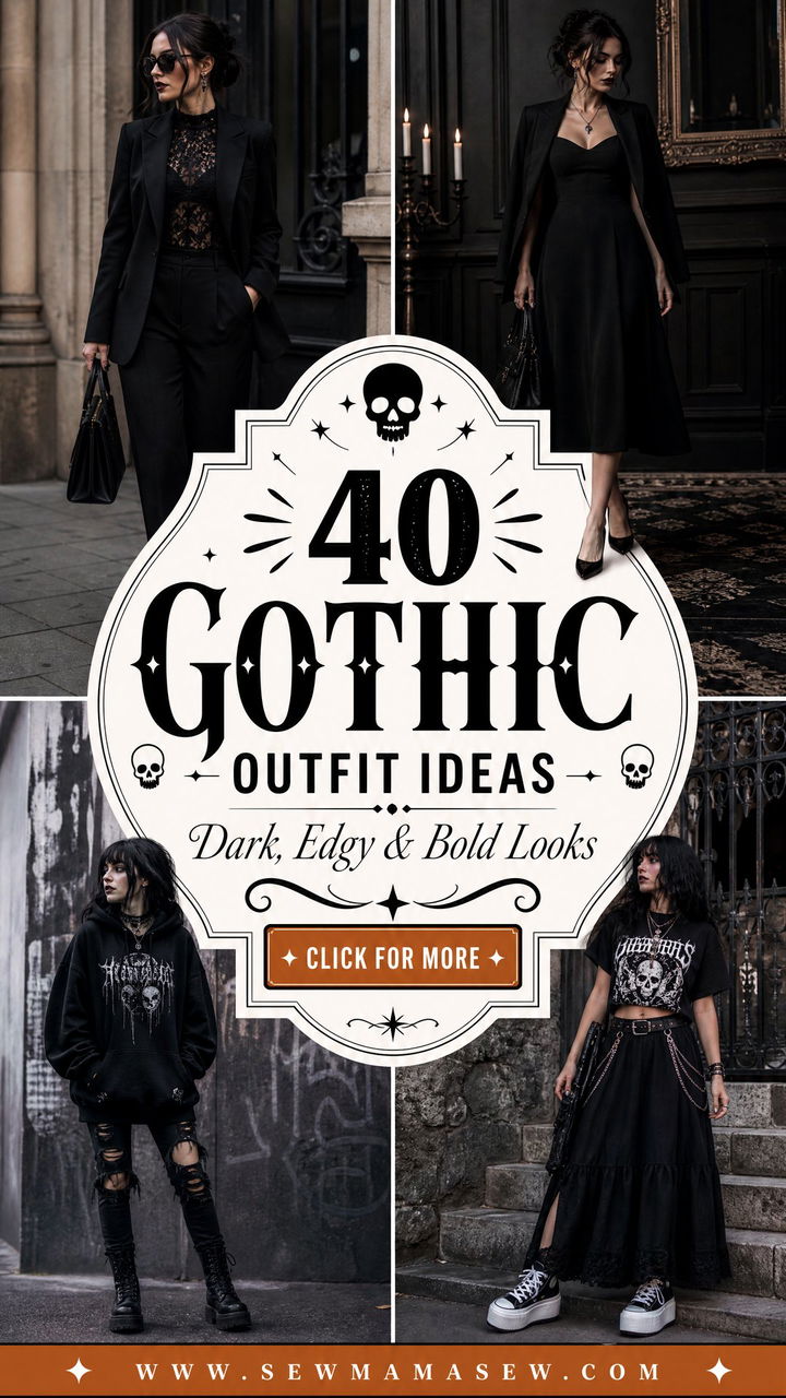 40 Gothic Outfit Ideas Dark Edgy and Bold Looks - 40 Gothic Outfit Ideas: Dark, Edgy & Bold Looks