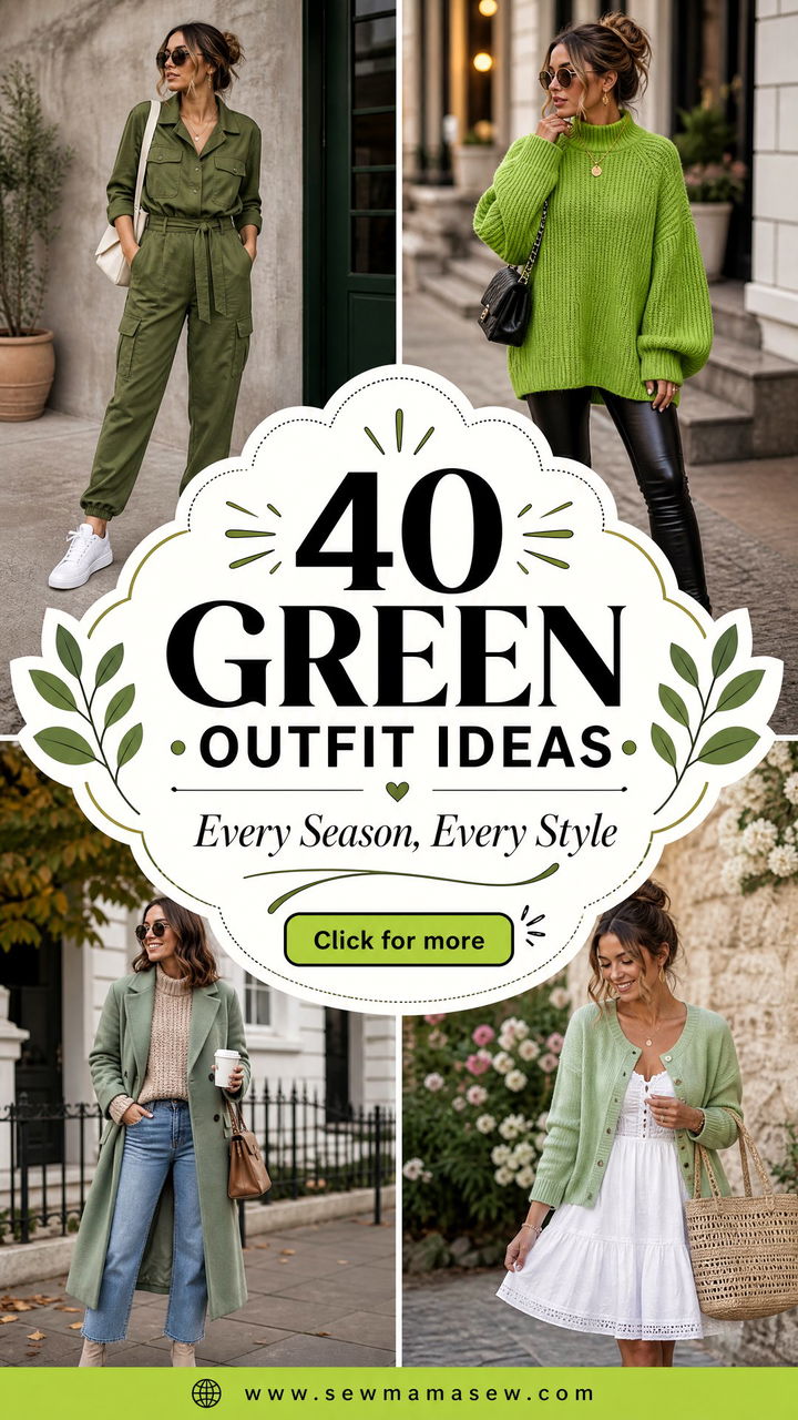 40 Green Outfit Ideas for Every Season and Style - 40 Green Outfit Ideas for Every Season and Style