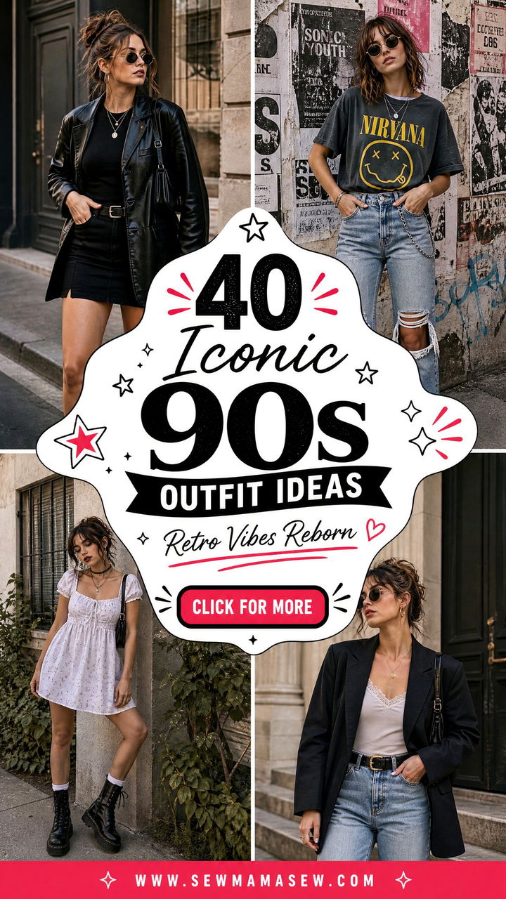 40 Iconic 90s Outfit Ideas to Rock Retro Vibes Today - 40 Iconic 90s Outfit Ideas to Rock Retro Vibes Today