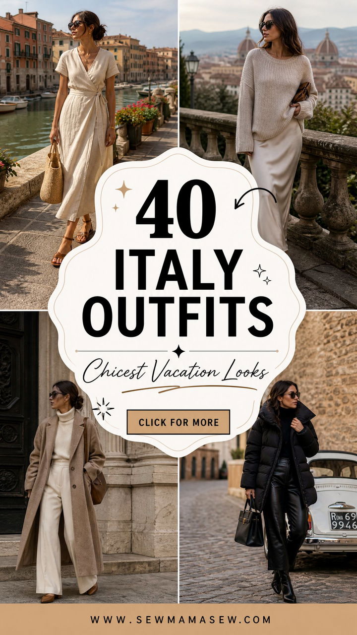 40 Italy Outfits for the Chicest Vacation Looks - 40 Italy Outfits for the Chicest Vacation Looks