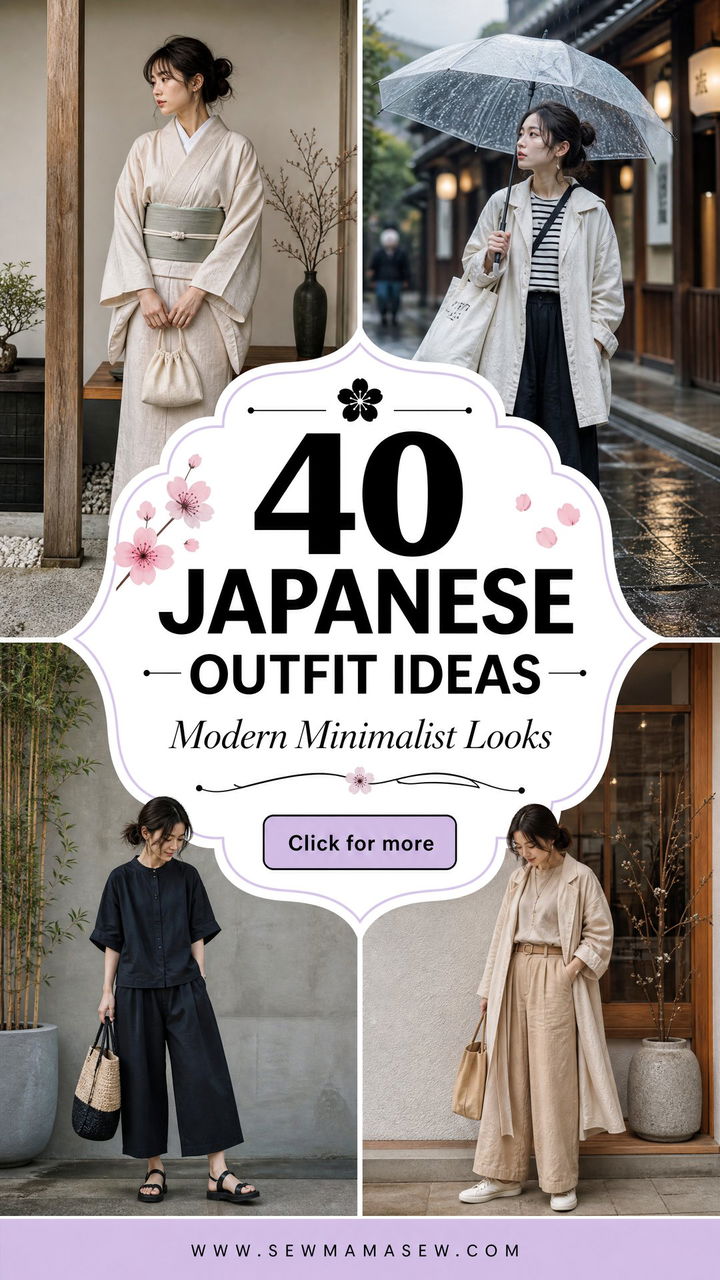 40 Japanese Outfit Ideas for Modern and Minimalist Style - 40 Japanese Outfit Ideas for Modern & Minimalist Style