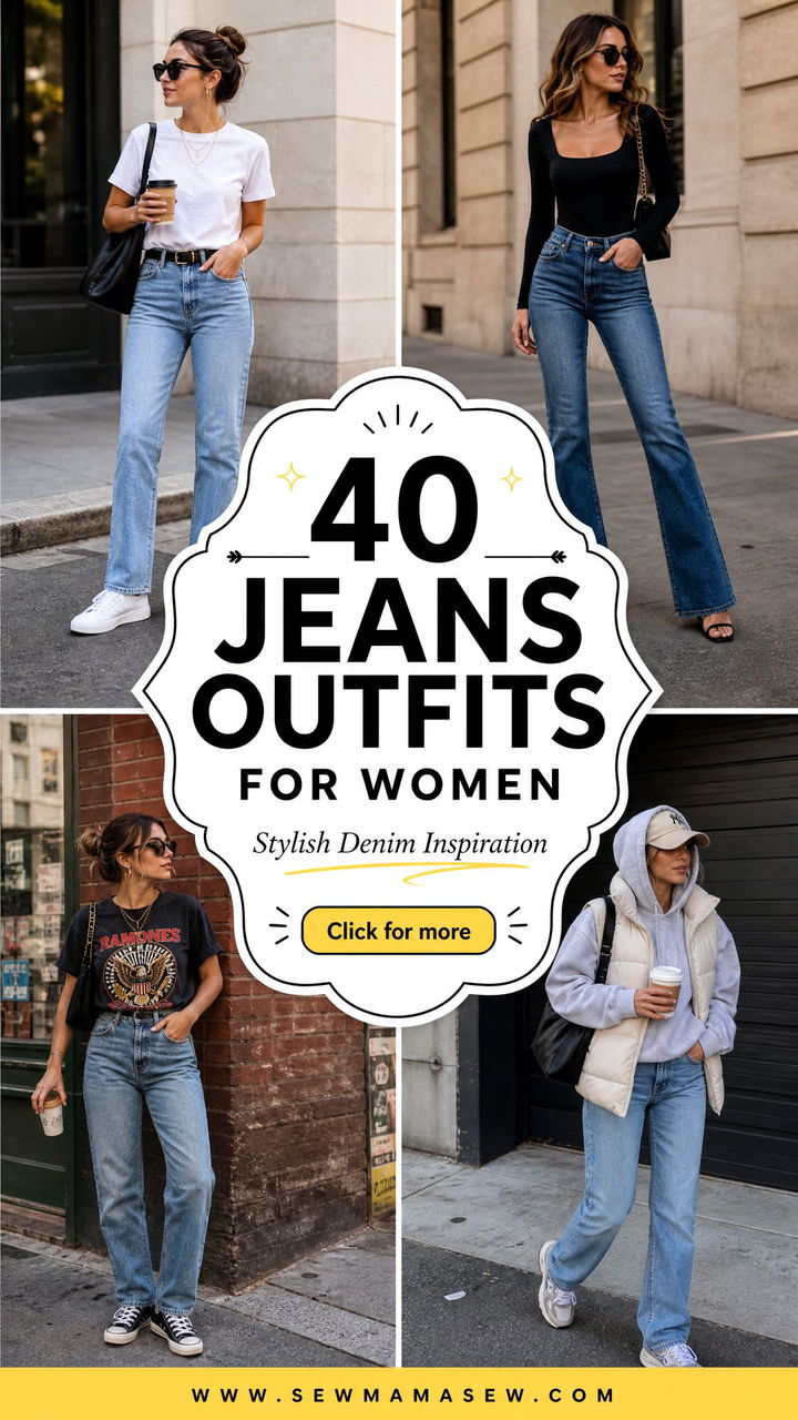 40 Jeans Outfits for Women Stylish Denim Inspiration - 40 Jeans Outfits for Women: Stylish Denim Inspiration