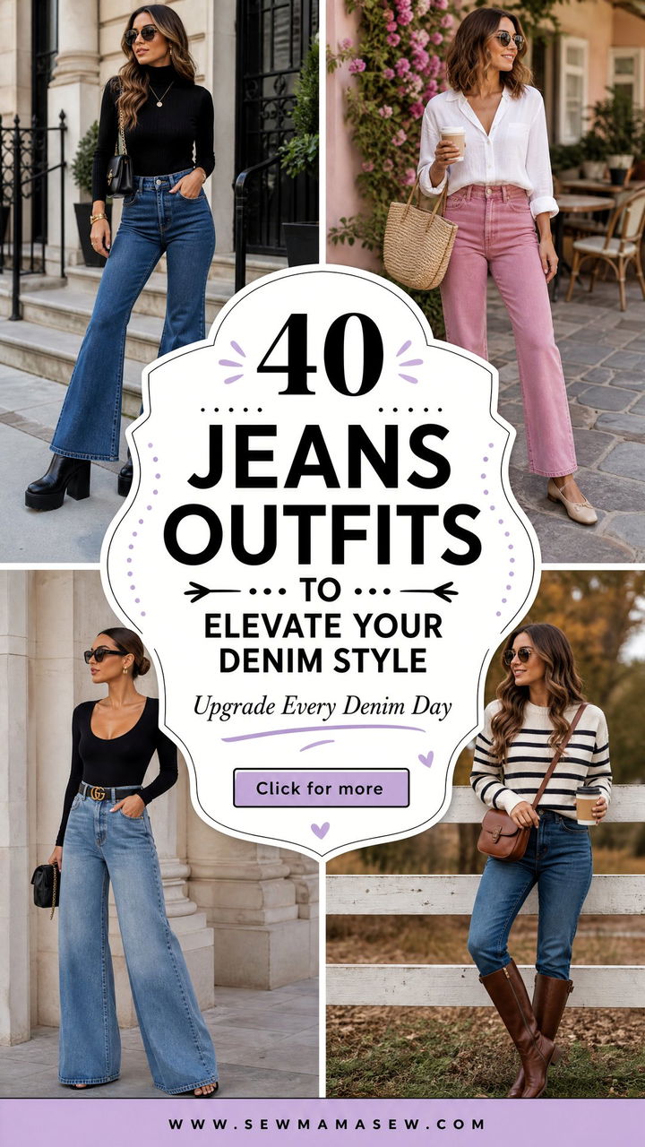 40 Jeans Outfits to Elevate Your Everyday Denim Style - 40 Jeans Outfits to Elevate Your Everyday Denim Style