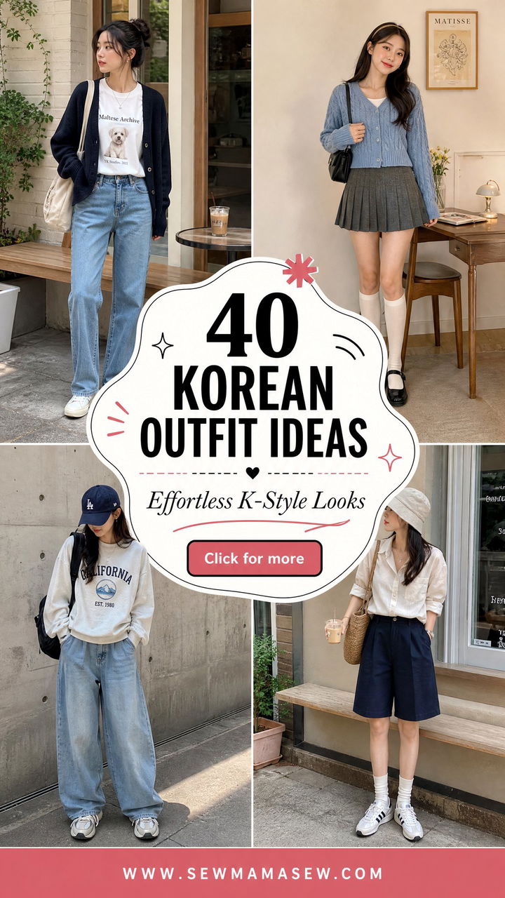 40 Korean Outfit Ideas for Effortless K-Style Looks - 40 Korean Outfit Ideas for Effortless K-Style Looks