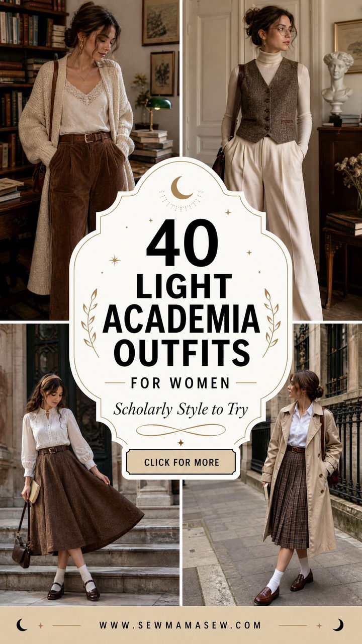 40 Light Academia Outfits for Women to Try Now - 40 Light Academia Outfits for Women to Try Now