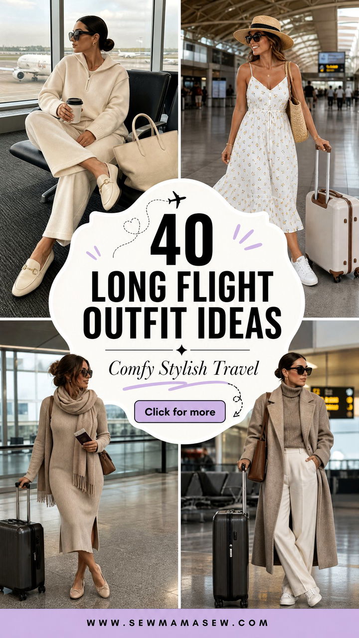 40 Long Flight Outfit Ideas for Comfy Stylish Travel - 40 Long Flight Outfit Ideas for Comfy, Stylish Travel