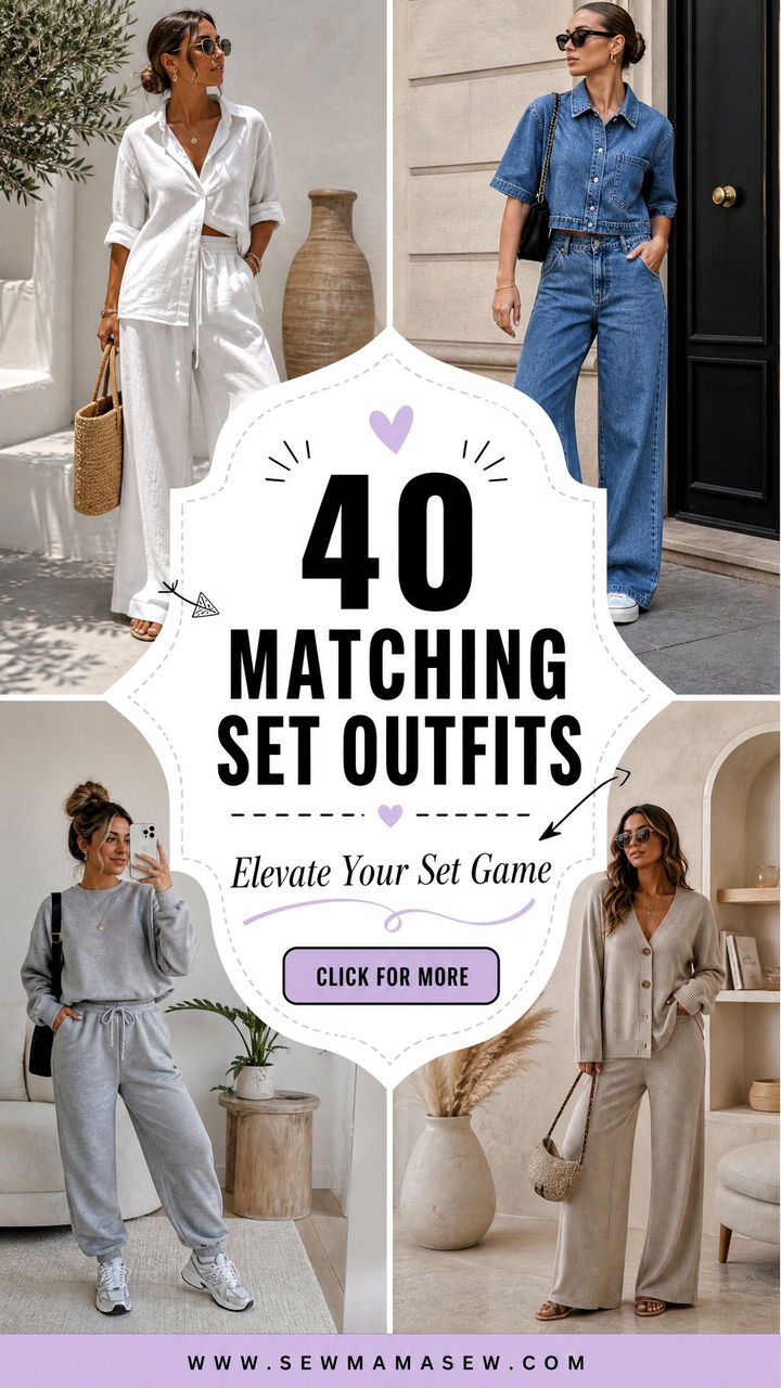 40 Matching Set Outfits to Elevate Your Style - 40 Matching Set Outfits to Elevate Your Style