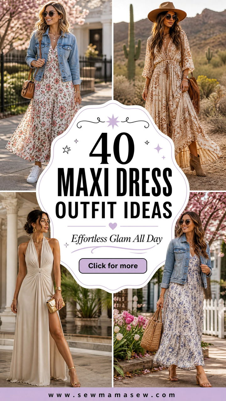 40 Maxi Dress Outfit Ideas for Effortless Glam - 40 Maxi Dress Outfit Ideas for Effortless Glam