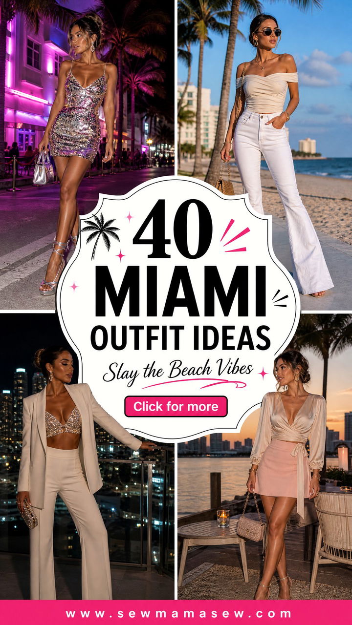 40 Miami Outfit Ideas to Slay the Beach Vibes - 40 Miami Outfit Ideas to Slay the Beach Vibes