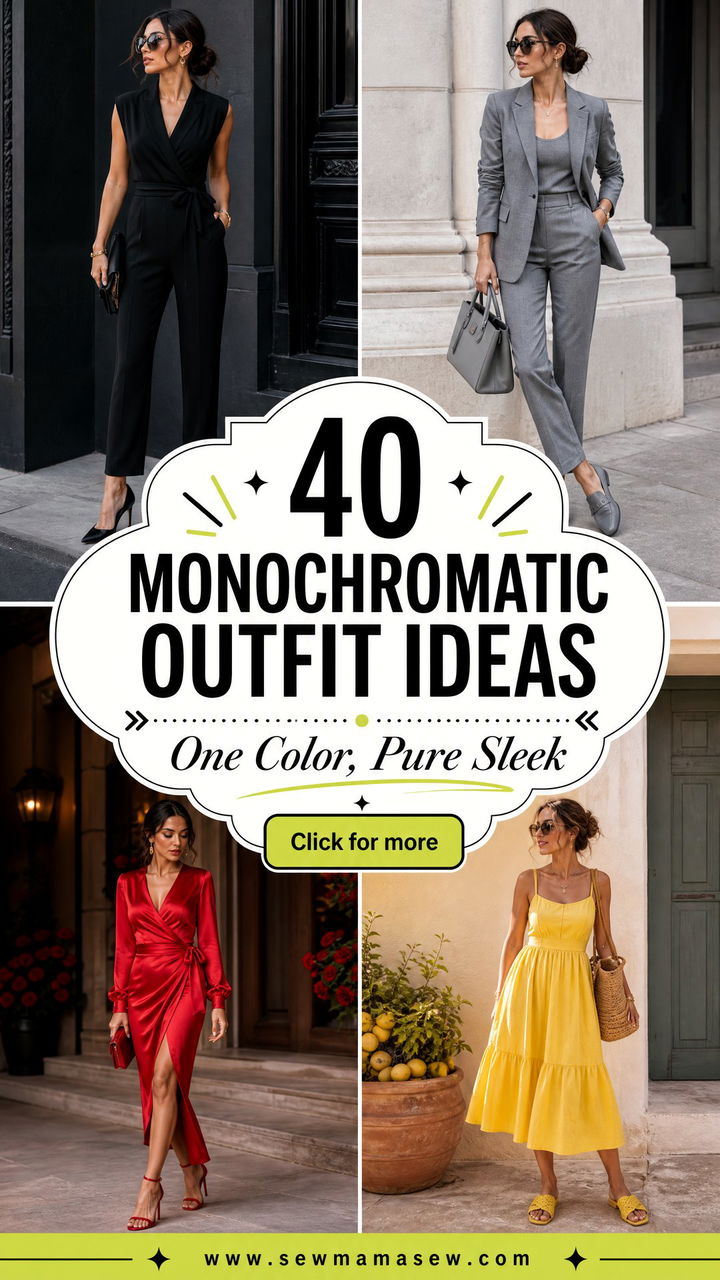 40 Monochromatic Outfit Ideas for a Sleek Look - 40 Monochromatic Outfit Ideas for a Sleek Look